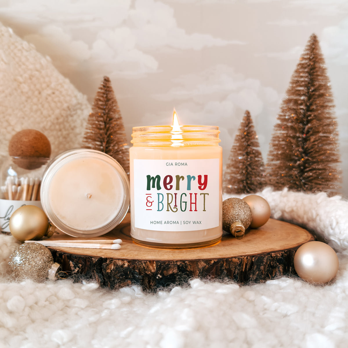 Merry + Bright Candle