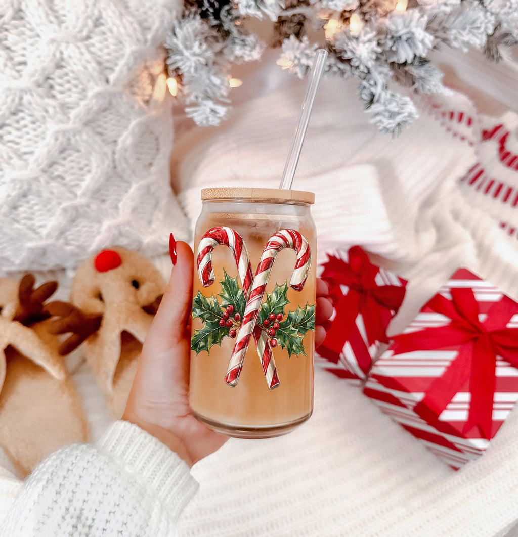 Candy Cane Holly 17oz