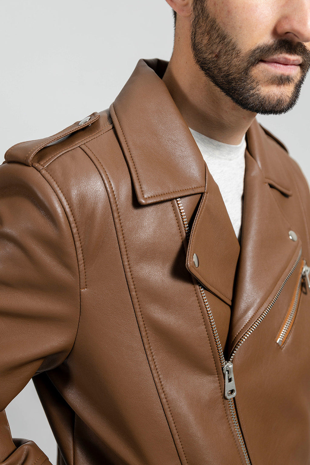 Nash Vegan Faux Leather Jacket