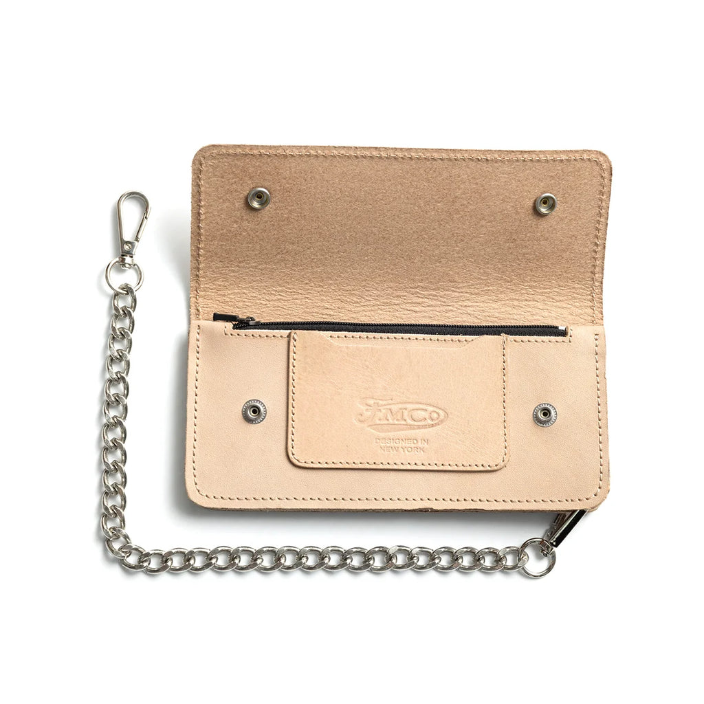 LARGE TRUCKER - Vegetable Tanned Leather Wallet