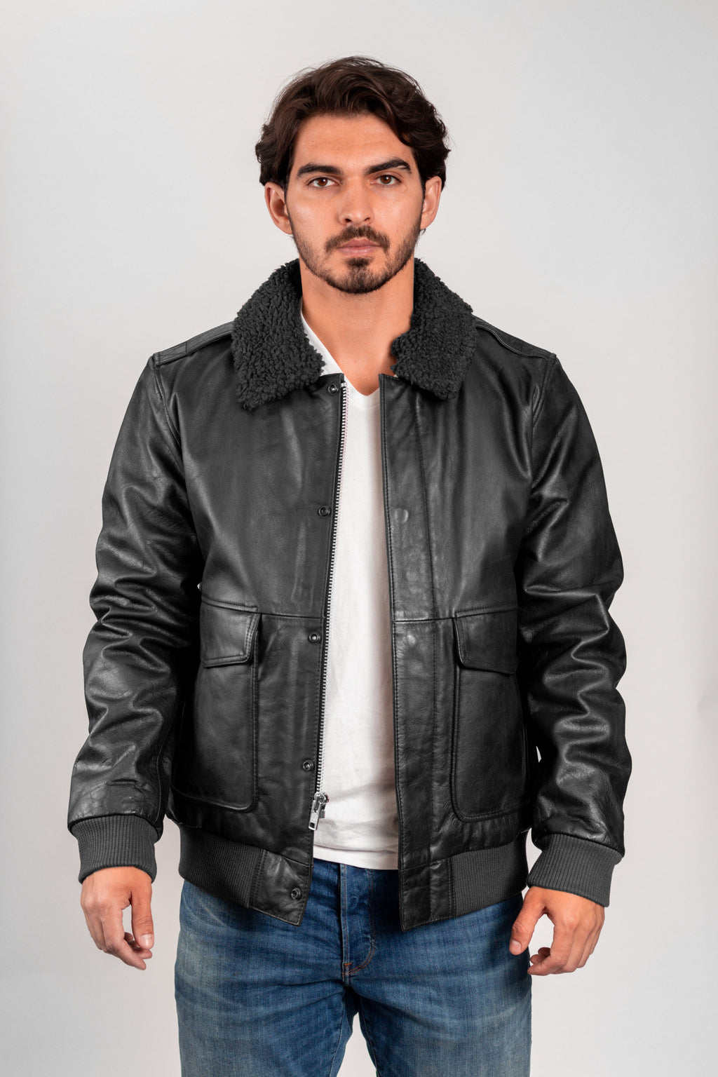 Old World Map Bomber Jacket