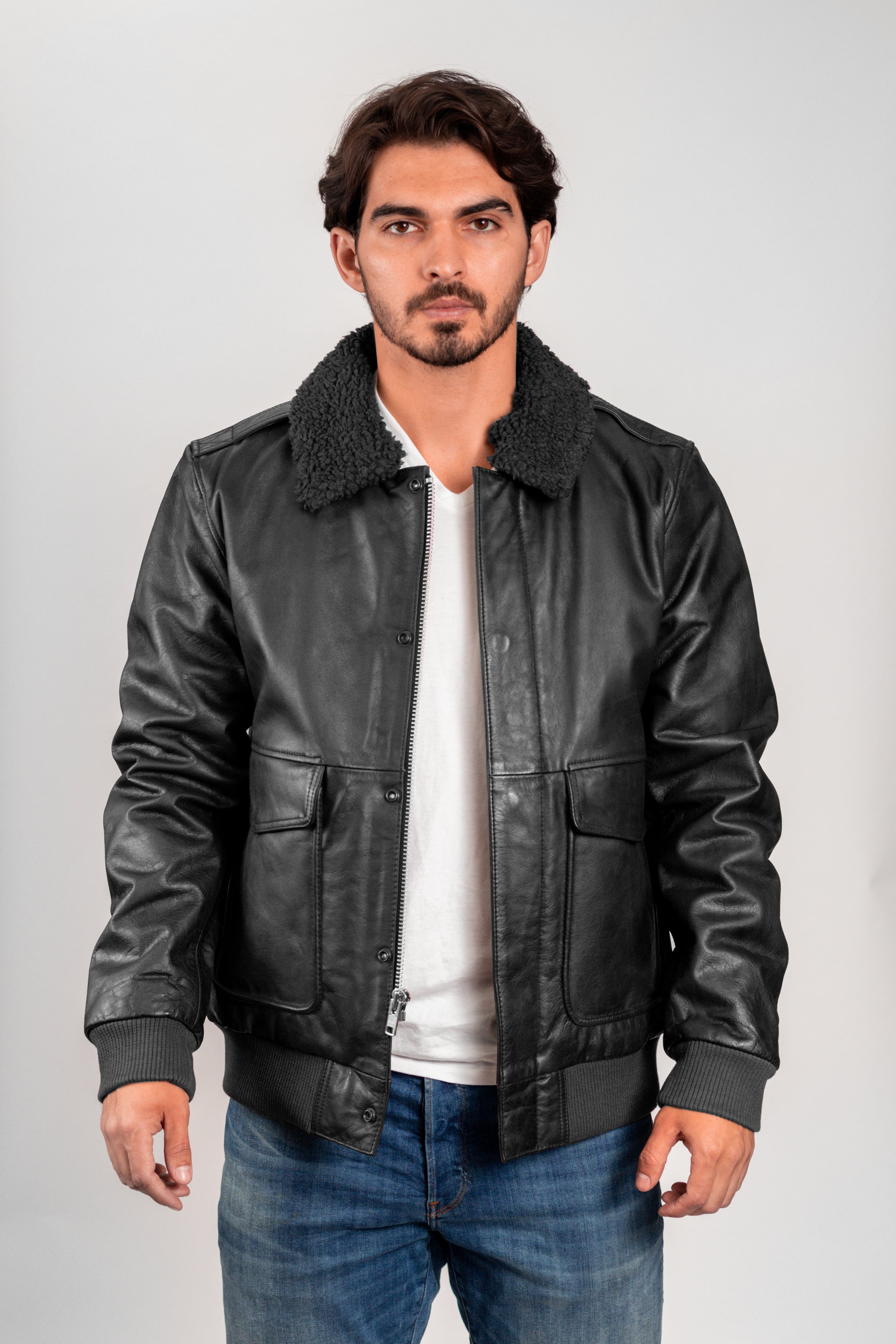 Old World Map Bomber Jacket