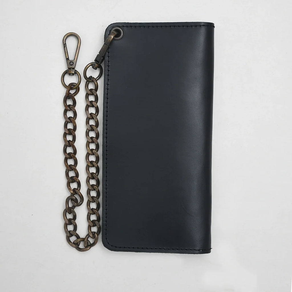 LARGE TRUCKER - Vegetable Tanned Leather Wallet