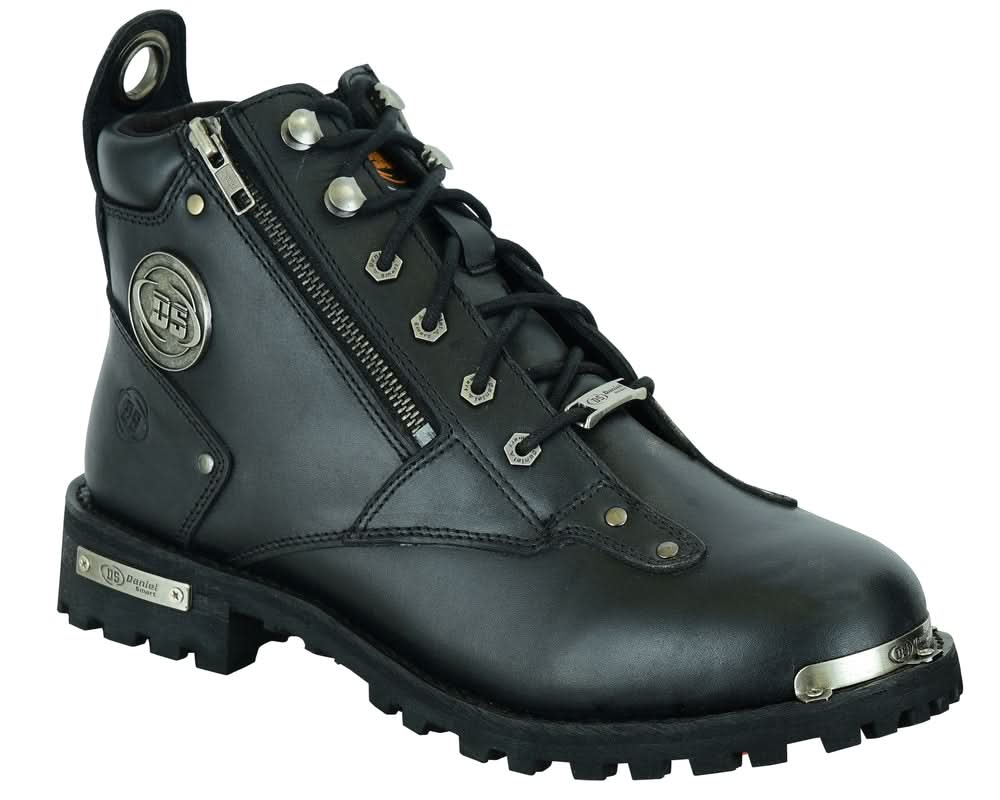 Men's 6'' Side Zipper Plain Toe Boot