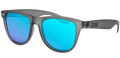 EZMT3 Minty Matte Gray Frame, Smoked Blue Mirror Lens