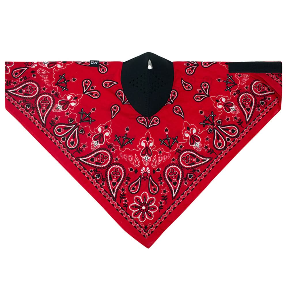 WNEO16 NEODANNA Mask- Cotton/Neoprene- Red Paisley