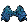 P32 Small Beautiful Angel Wings Blue Patch