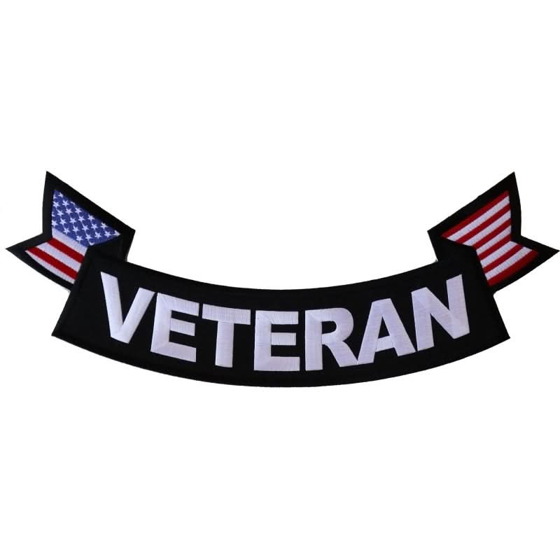 PL656 Veteran Extra Large Rocker Patch