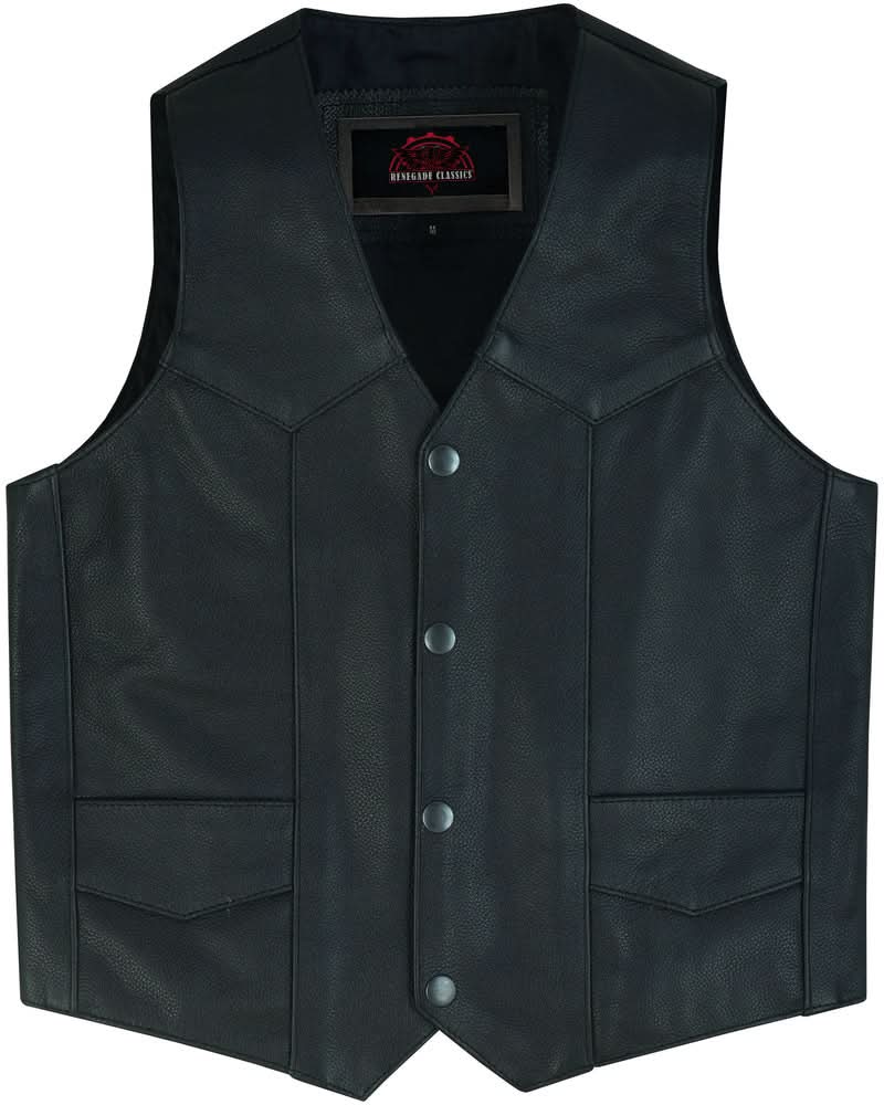 Kids Traditional Style Plain Side Vest