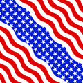B5- Bandanna Wavy American Flag