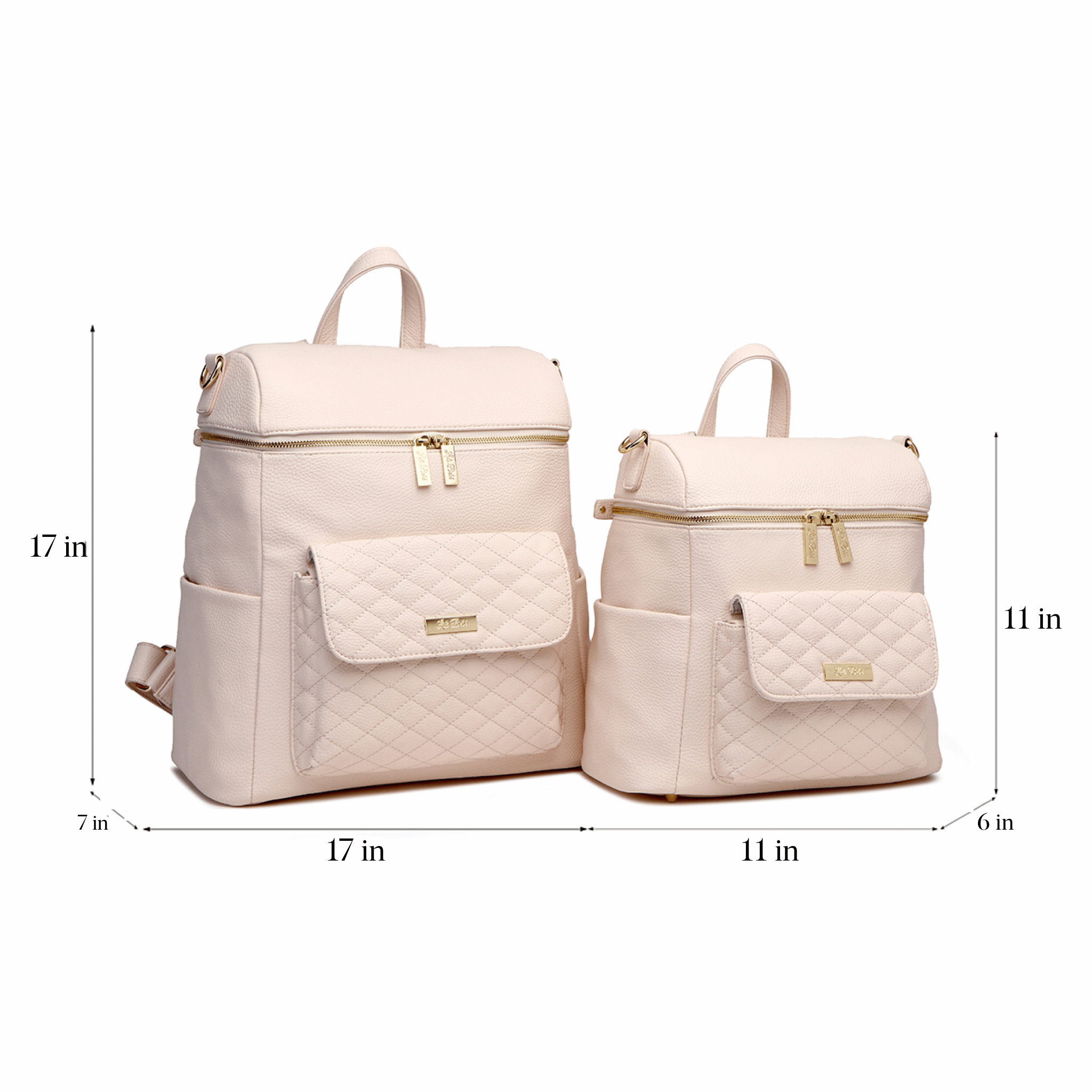 Petit Diaper Bag Pastel Pink