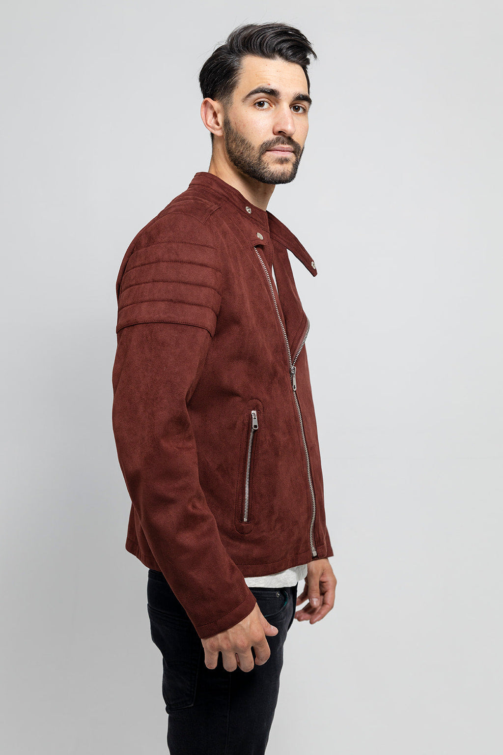 Payton Men's Vegan Faux Suede Jacket