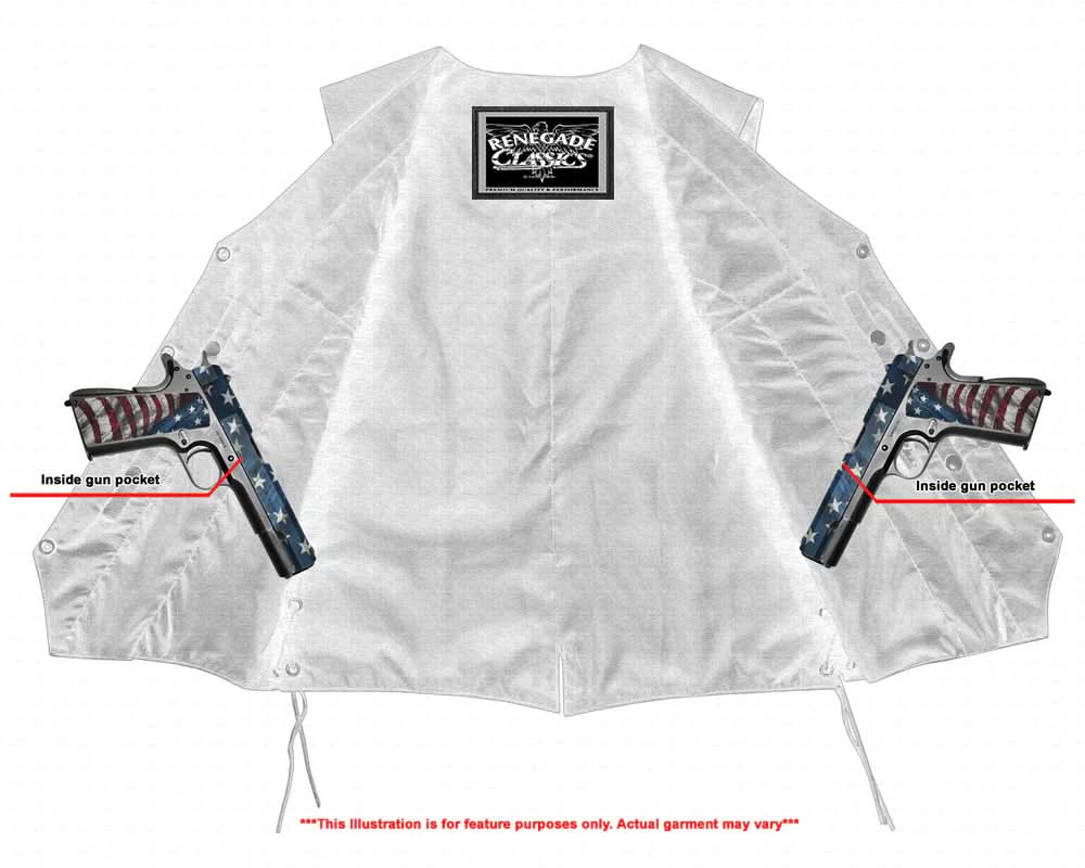 Enchantia Women's leather motorcycle vest