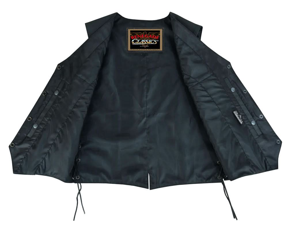 Enchantia Women's leather motorcycle vest