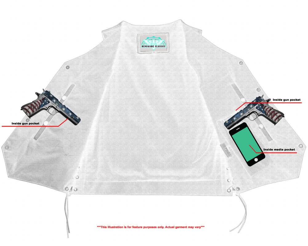 Men's Gold Traditional Vest - Black