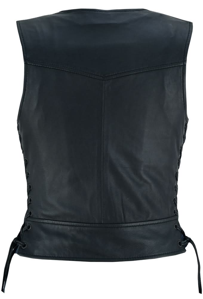 Women's Lightweight Vest with Rivets Detailing