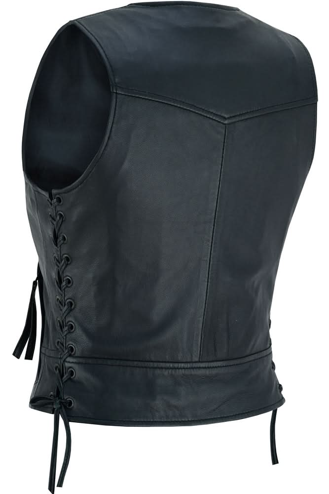 Women's Lightweight Vest with Rivets Detailing