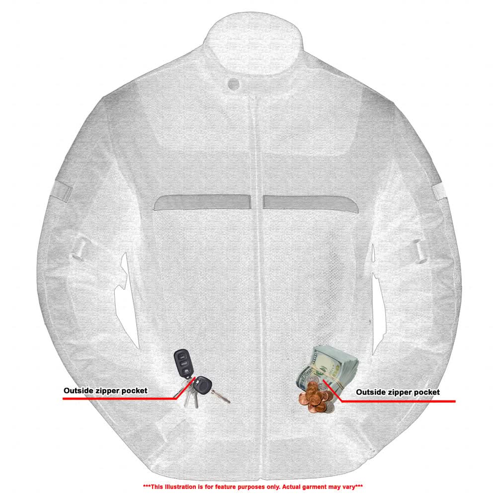 Men's Black Racer Mesh Jacket – Protective Design