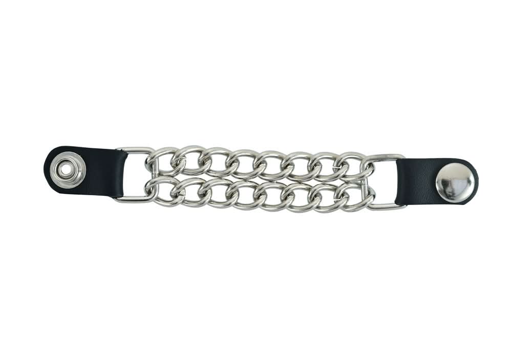 PKV1S Vest Extender - Plain Silver Snap