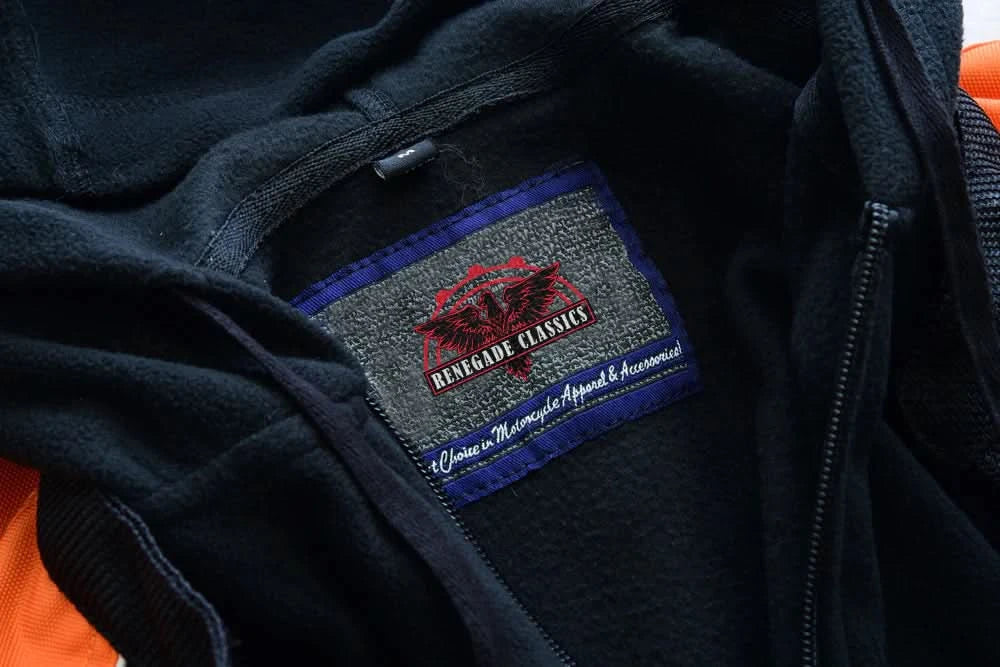 Women's Mesh 3-in-1 Riding Jacket (Black/Orange)