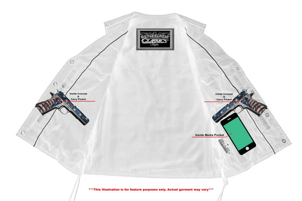 Ella Women's leather motorcycle vest -  Black