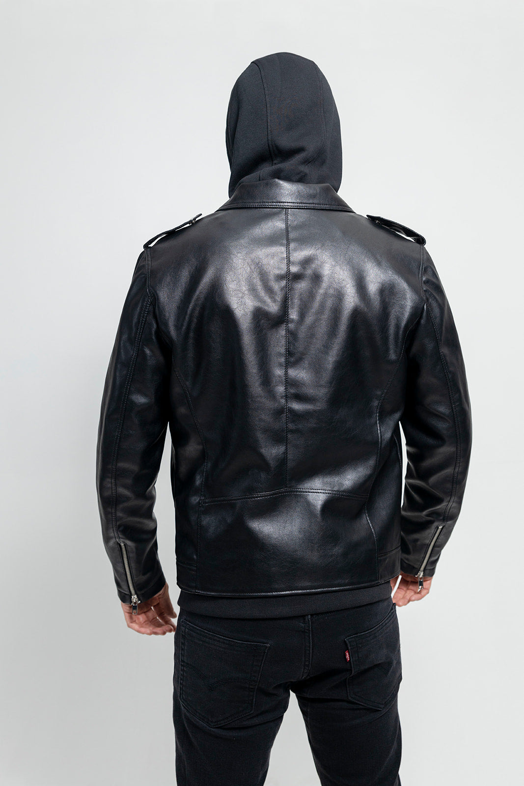 Ralph Men's Vegan Faux Leather Jacket