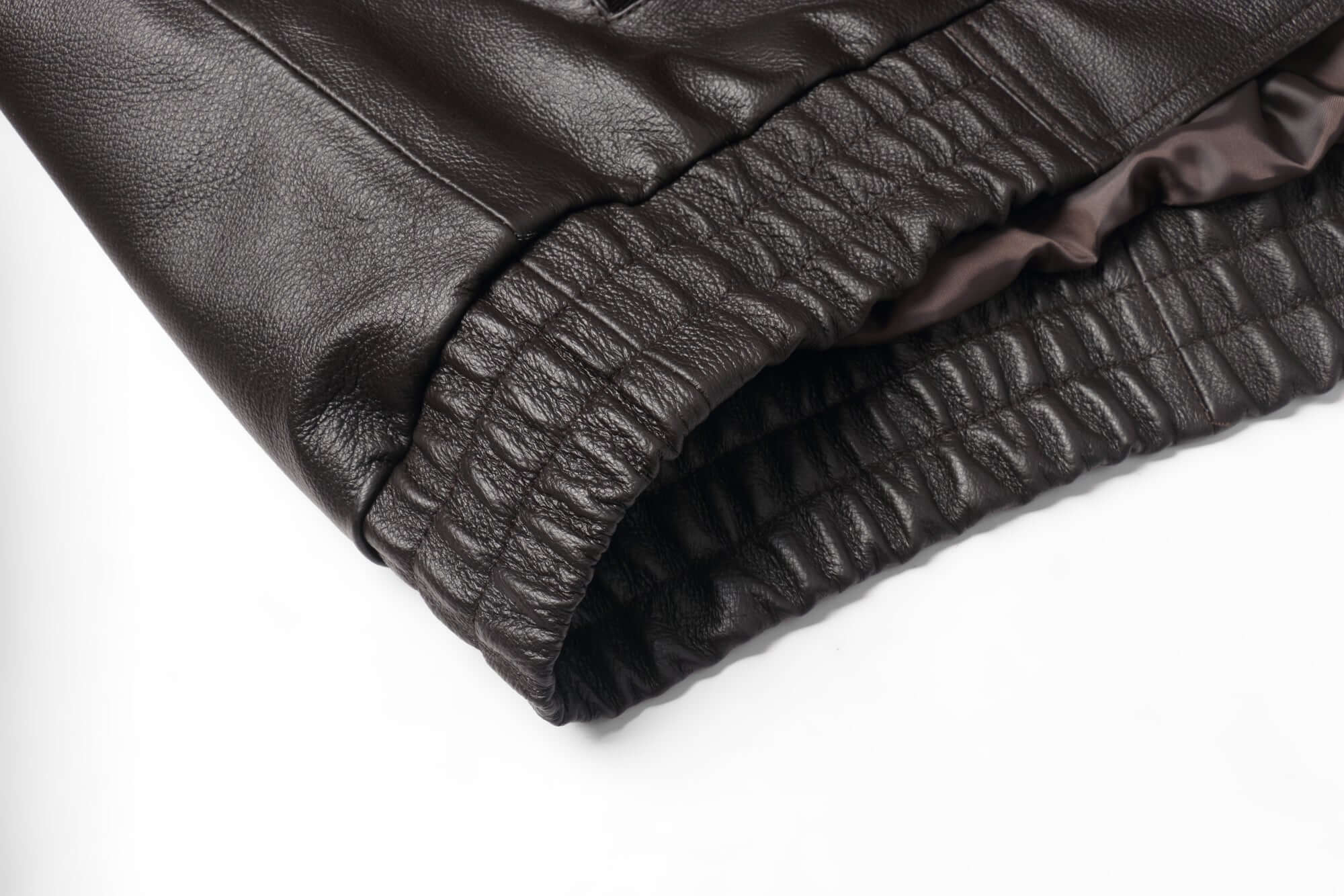 REED Men's American Style Bomber Genuine Leather Jacket - Imported