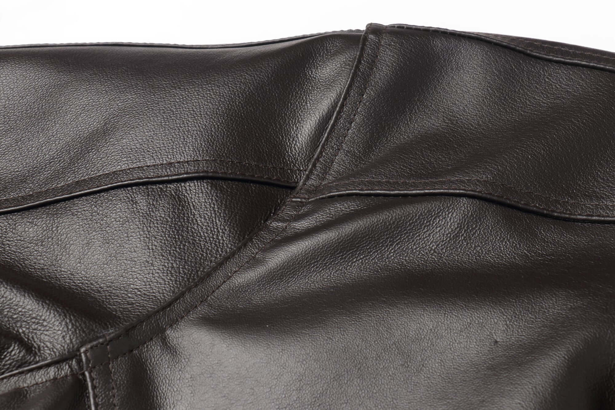 REED Men's American Style Bomber Genuine Leather Jacket - Imported