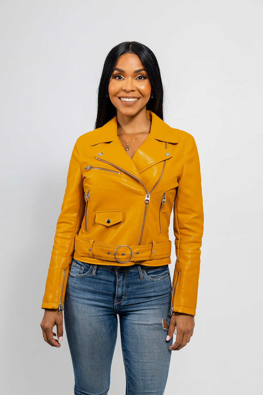 Remy - Women's Vegan Faux Leather Jacket