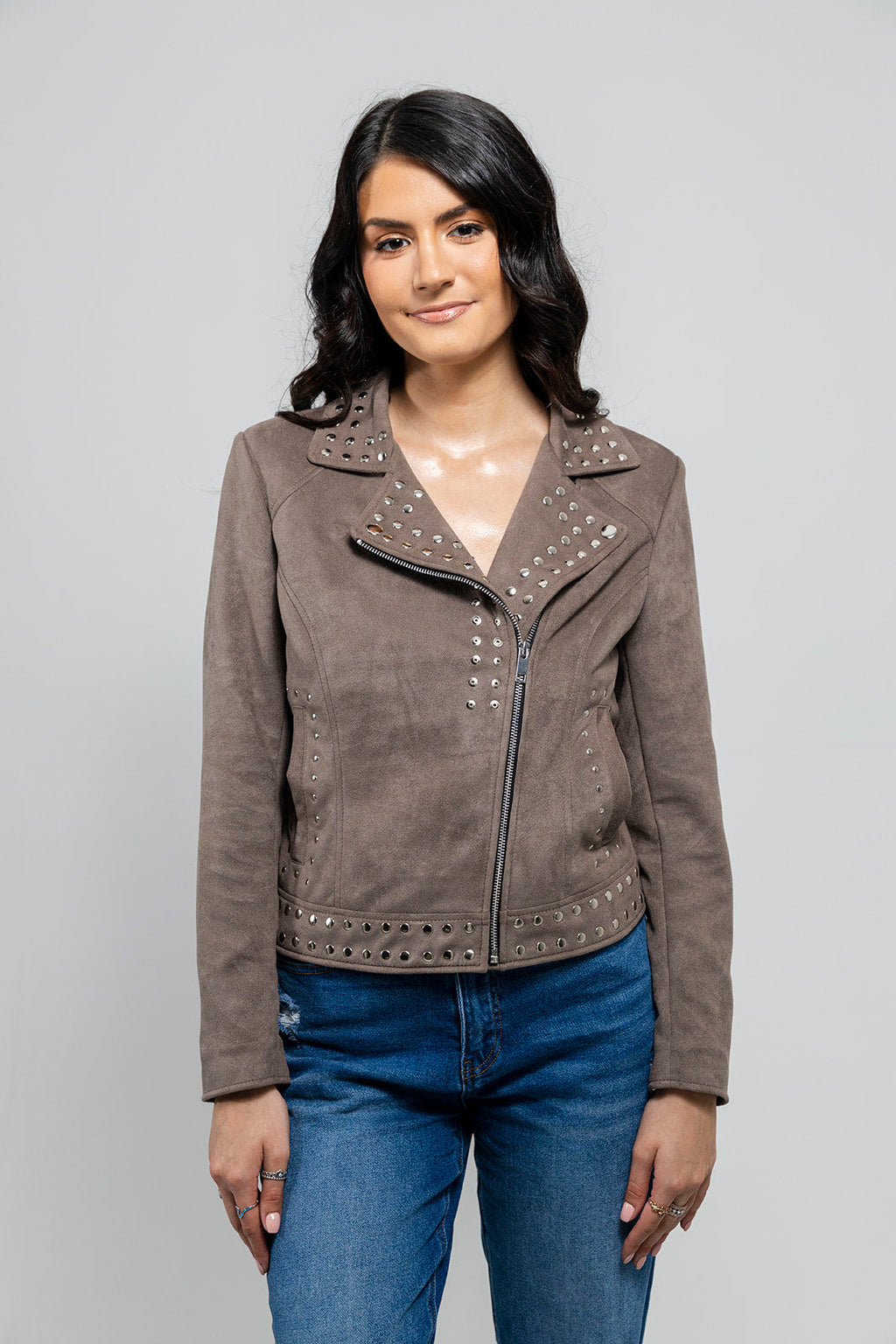 Sandy Women's Vegan Faux Leather Jacket