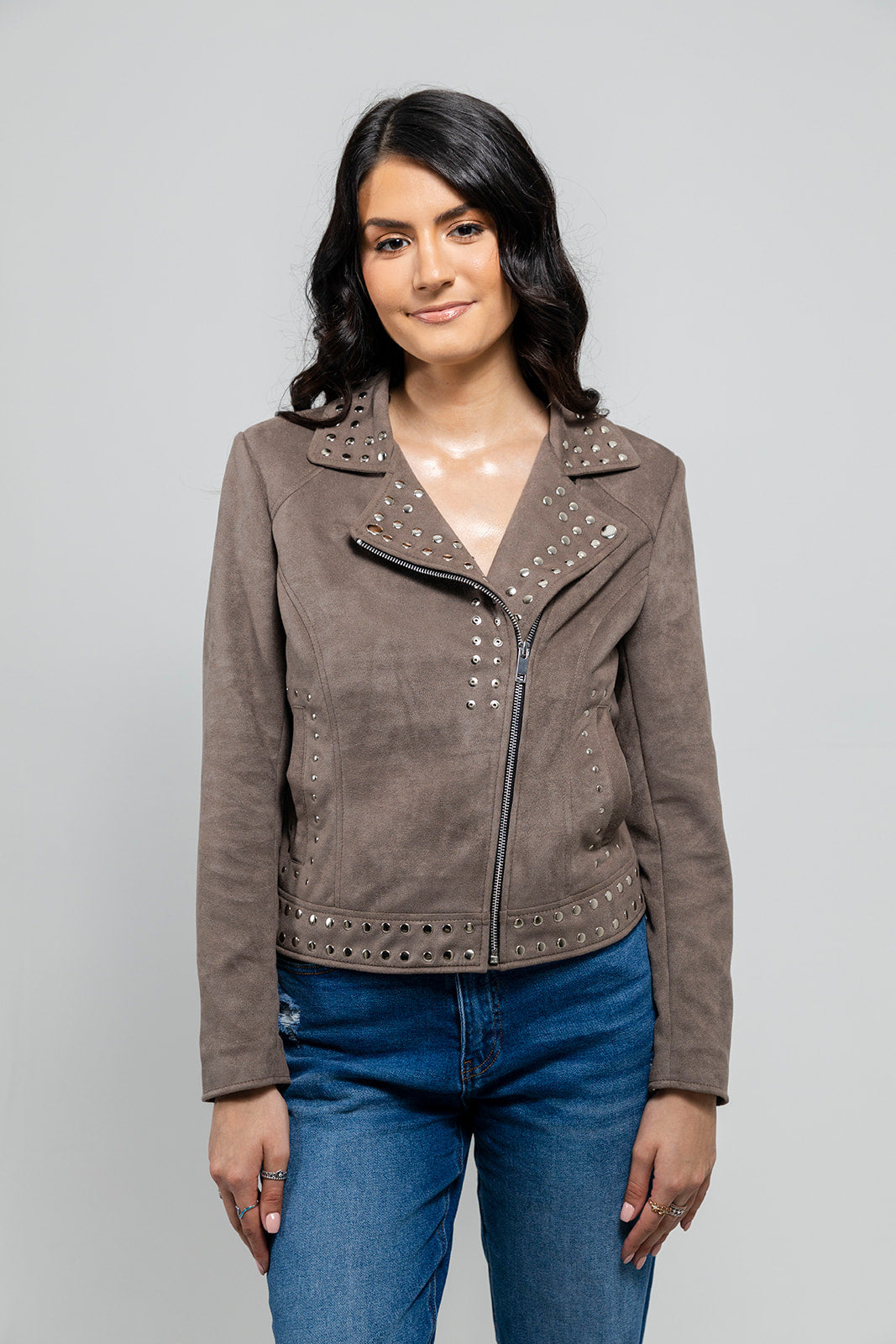 Sandy Women's Vegan Faux Leather Jacket