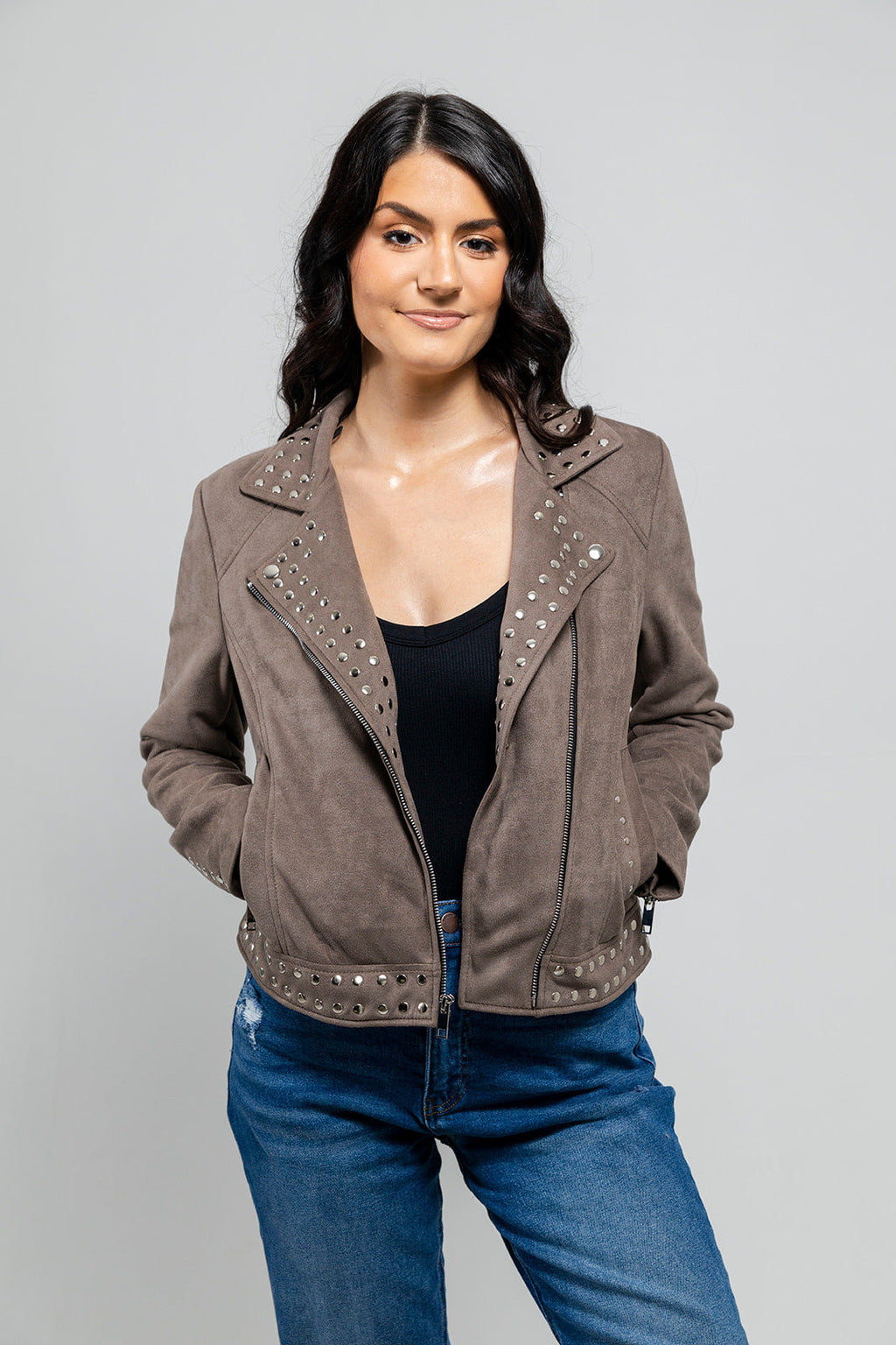 Sandy Women's Vegan Faux Leather Jacket