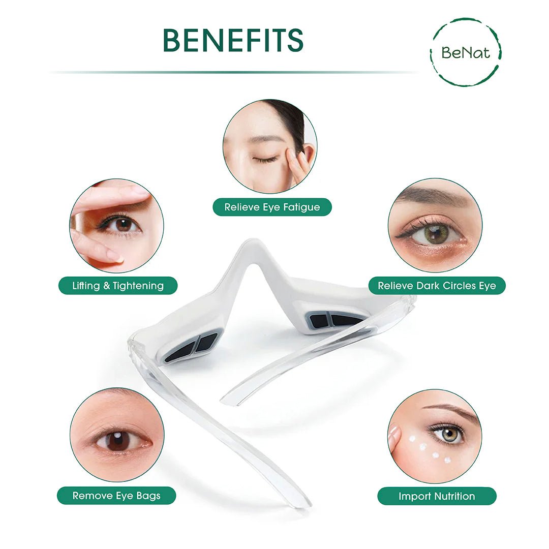 Under-Eye Red Light Therapy Massager| Skin Rejuvenation & Relaxation Device